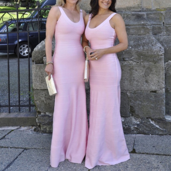 Herve Leger Dresses & Skirts - ISO Hervé Leger Light Pink Ellen Bandage Gown